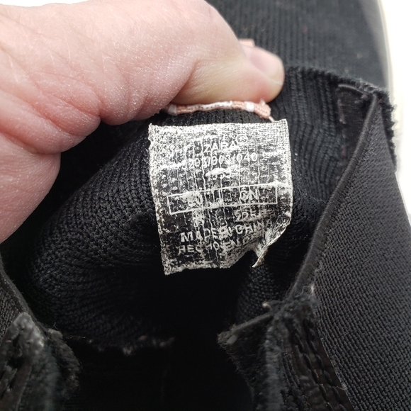 Zara Slip On Sock Style High Tops Sneakers Black Size 35 - Picture 8 of 8